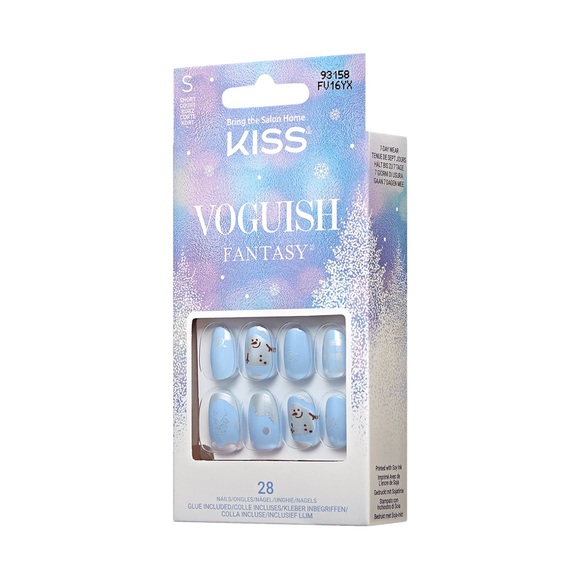 KISS Voguish Fantasy Press On Nails - Bundle of 3 Winter Press On Nails NIB - Picture 3 of 12
